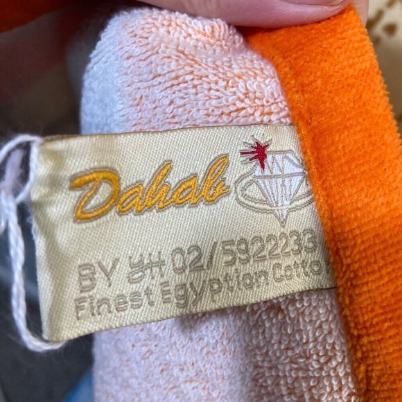 Dahab Horus &‎ Nefertari Beach Towel Egyptian Cotton NWOT 29 x 58" - Picture 7 of 7